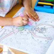 Jumbo Coloring Pad - Princess & Fairy A4