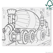Jumbo Coloring Pad - Vehicles R4