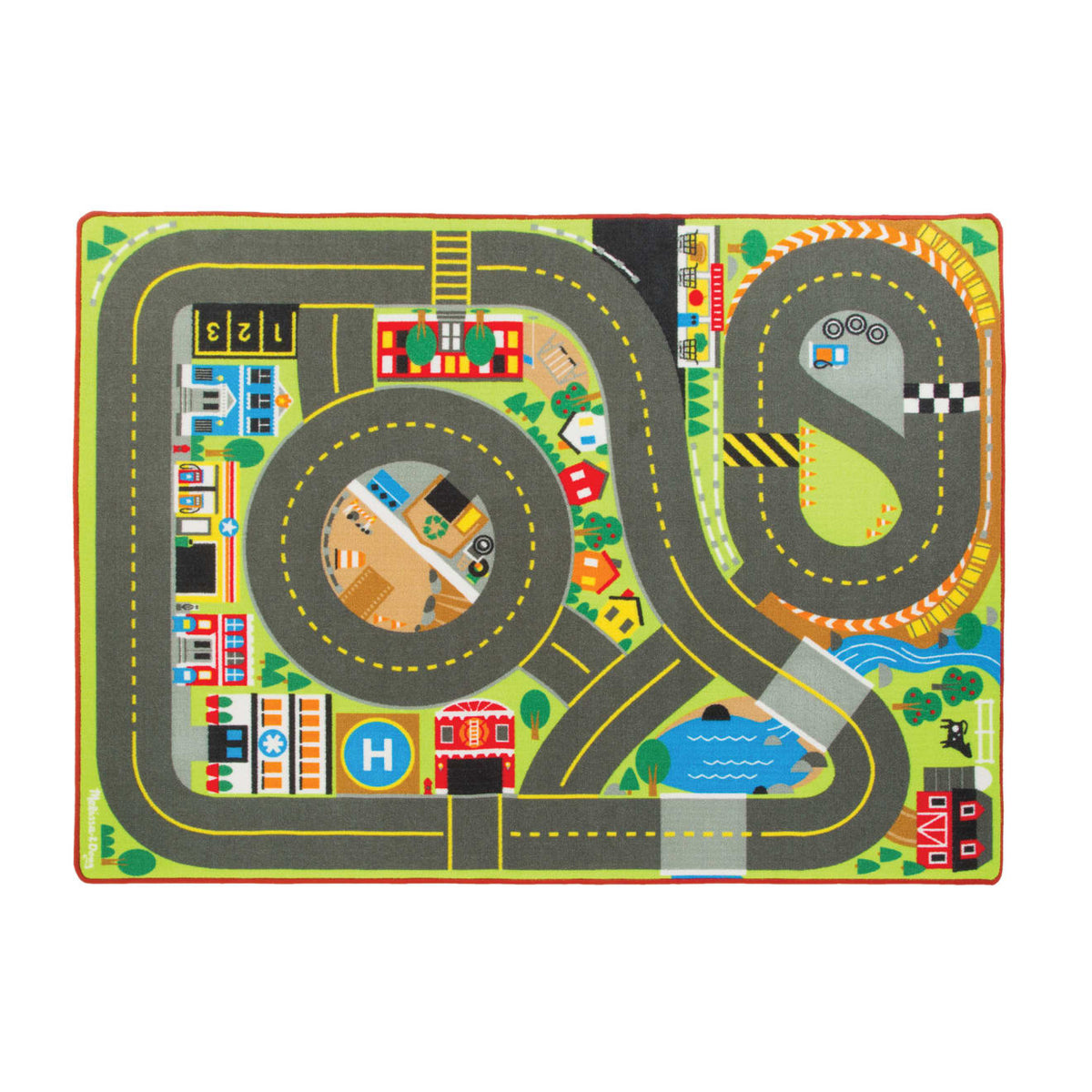 Jumbo Roadway Activity Rug S8