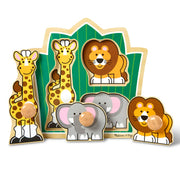 Jungle Friends Jumbo Knob Puzzle - 3 Pieces O3