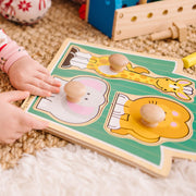 Jungle Friends Jumbo Knob Puzzle - 3 Pieces O3