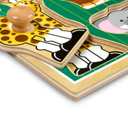 Jungle Friends Jumbo Knob Puzzle - 3 Pieces O3