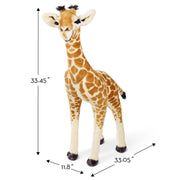 Lifelike Plush Baby Giraffe Z6