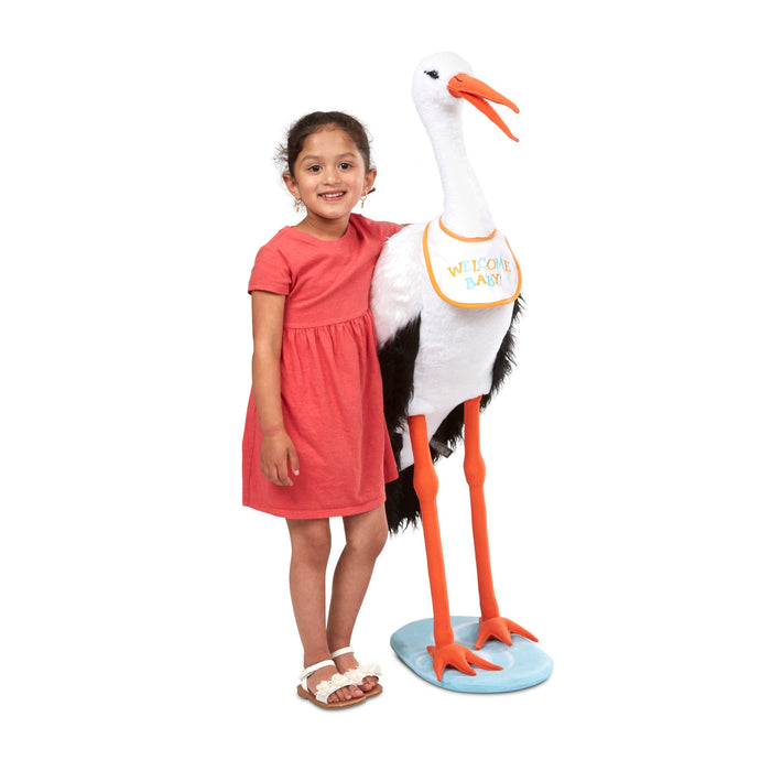 Lifelike Plush Stork J9