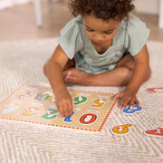 Lift & See Numbers Peg Puzzle - 10 Pieces S1