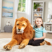 Lion Lifelike Plush Stuffed Animal O0