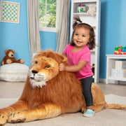 Lion Lifelike Plush Stuffed Animal O0