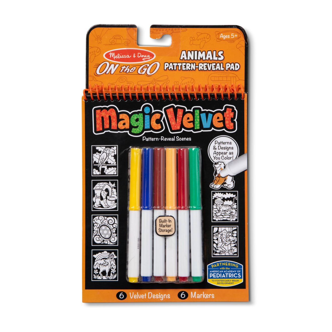 Magic Velvet Animal Scenes - On the Go Travel Activity Y0