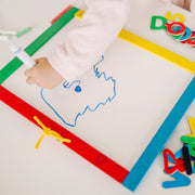 Magnetic Chalkboard & Dry-Erase Board (Uppercase) U0