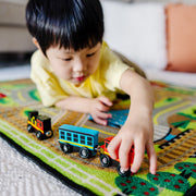 Magnetic Wooden Train Cars S1