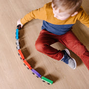 Magnetic Wooden Train Cars S1