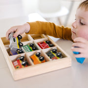 Magnetic Wooden Train Cars S1