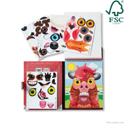 Make-a-Face – Farm Reusable Sticker Pad – On the Go Travel Activity G5