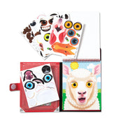 Make-a-Face – Farm Reusable Sticker Pad – On the Go Travel Activity G5