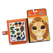 Make-a-Face – Safari Reusable Sticker Pad – On the Go Travel Activity S5