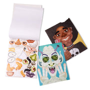 Make-a-Face Sticker Pad - Crazy Characters W4