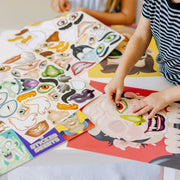 Make-a-Face Sticker Pad - Crazy Characters W4