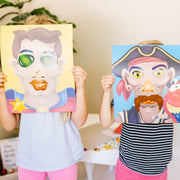 Make-a-Face Sticker Pad - Crazy Characters W4
