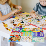 Make-a-Face Sticker Pad - Crazy Characters W4