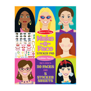 Make-a-Face Sticker Pad - Fashion Faces N7