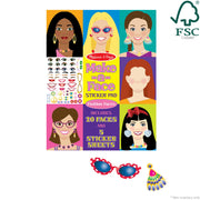 Make-a-Face Sticker Pad - Fashion Faces N7