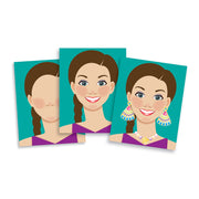 Make-a-Face Sticker Pad - Fashion Faces N7
