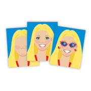 Make-a-Face Sticker Pad - Fashion Faces N7