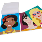 Make-a-Face Sticker Pad - Fashion Faces N7