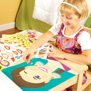 Make-a-Face Sticker Pad - Fashion Faces N7