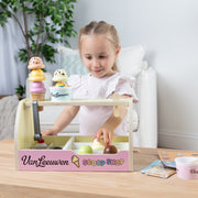 Melissa & Doug x Van Leeuwen Wooden Ice Cream Counter X0