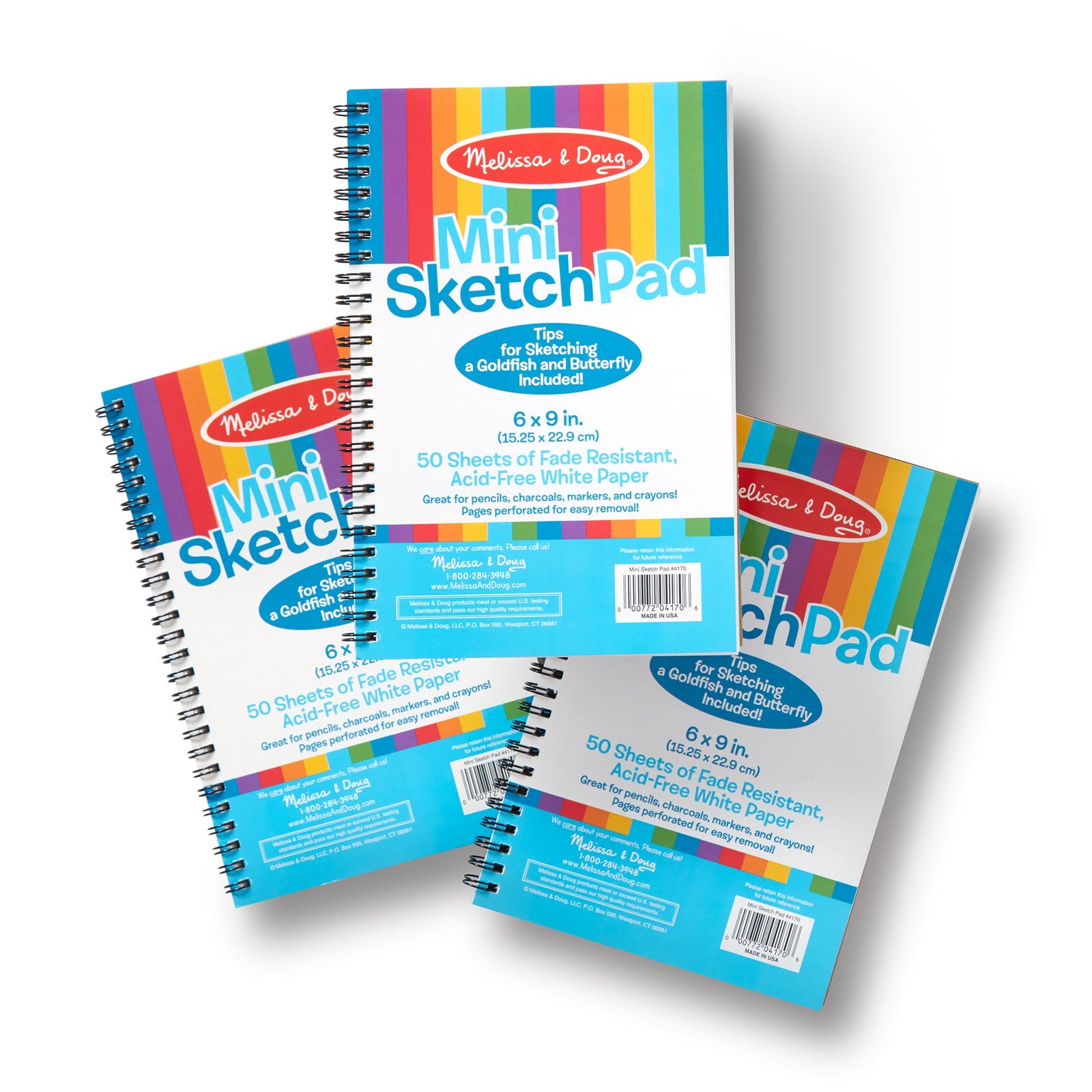 Mini Sketch Pad 3-Pack D2
