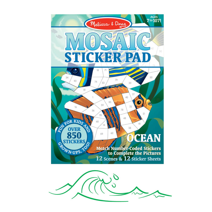 Mosaic Sticker Pad - Ocean S6