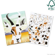 Mosaic Sticker Pad - Safari G2