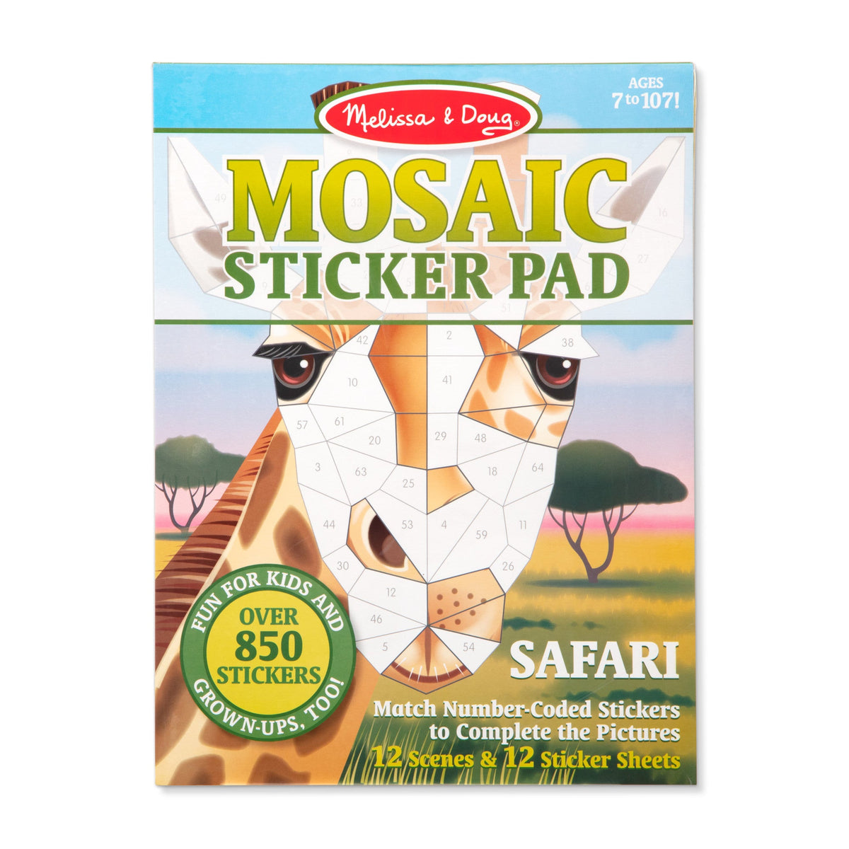 Mosaic Sticker Pad - Safari V5