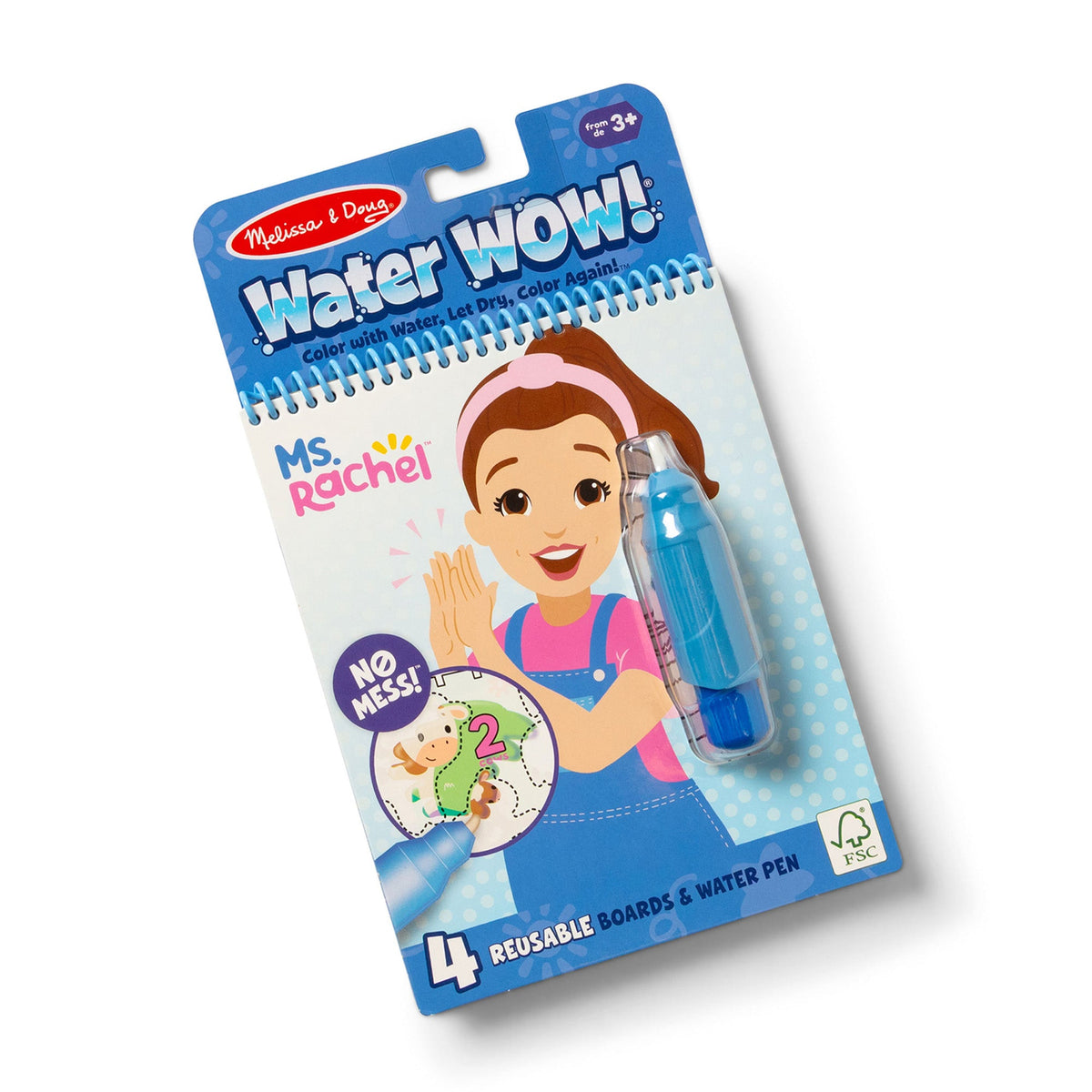 Ms. Rachel Water WOW! Color-Reveal Pad – Find & Count K3