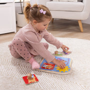 Ms. Rachel™ Wooden Peek-a-Boo Jumbo Peg Puzzle – 4 Pieces O6