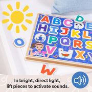 Ms. Rachel™  Wooden Phonics Alphabet Sound Puzzle - 26 Pieces D1