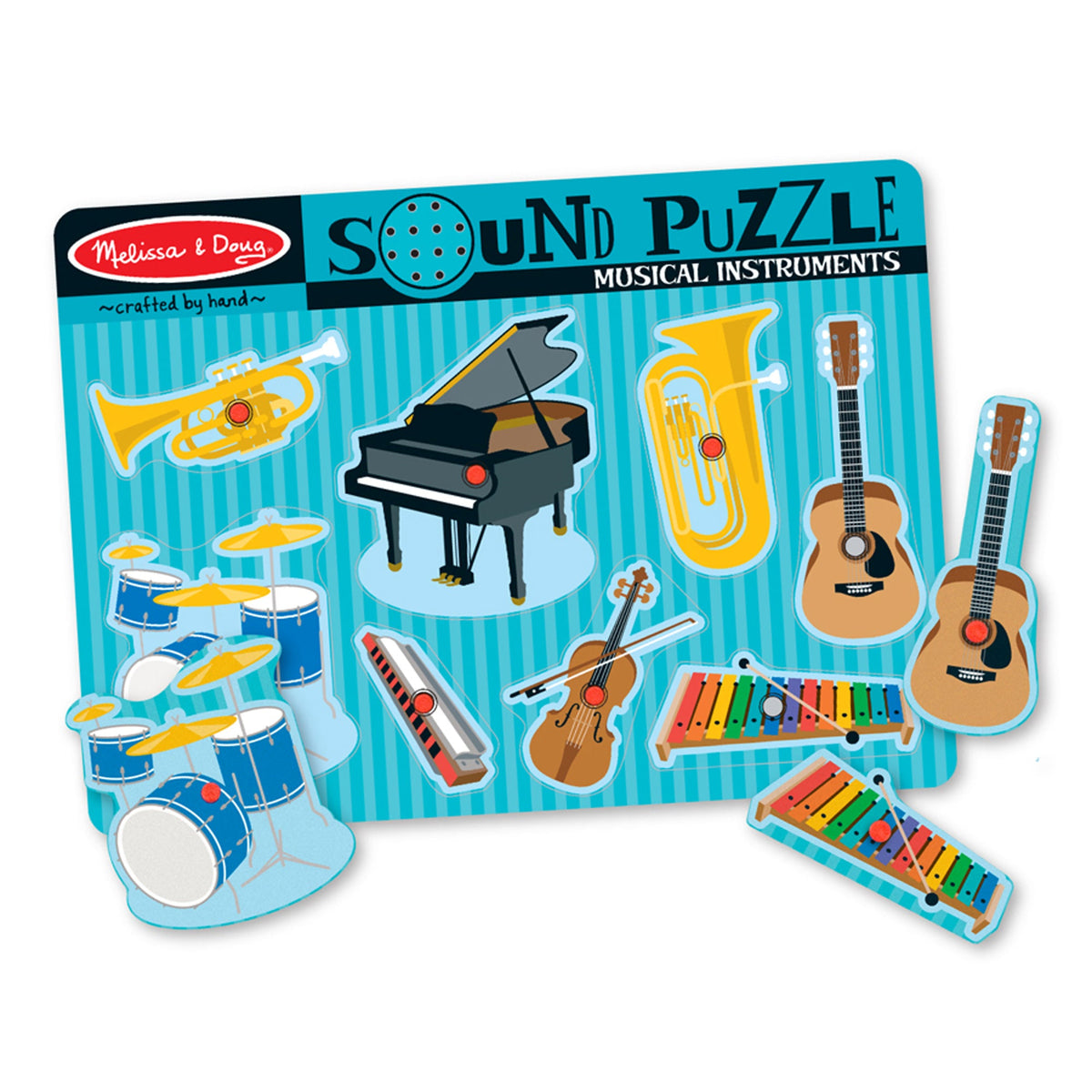 Musical Instruments Sound Puzzle - 8 Pieces Z6