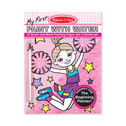 My First Paint With Water Kids' Art Pad With Paintbrush - Cheerleaders, Flowers, Fairies, and More D4