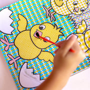 My First Paint With Water Kids' Art Pad With Paintbrush - Cheerleaders, Flowers, Fairies, and More D4
