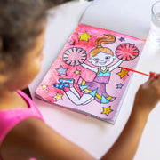 My First Paint With Water Kids' Art Pad With Paintbrush - Cheerleaders, Flowers, Fairies, and More D4
