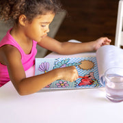 My First Paint With Water Kids' Art Pad With Paintbrush - Cheerleaders, Flowers, Fairies, and More D4