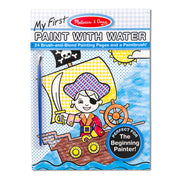 My First Paint With Water Kids' Art Pad With Paintbrush - Pirates, Space, Construction, and More N2
