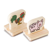 My First Wooden Stamp Set - Farm Animals V8
