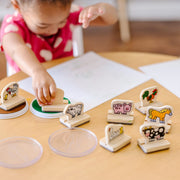 My First Wooden Stamp Set - Farm Animals V8