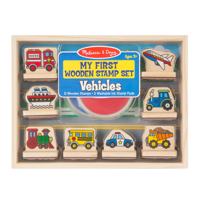 My First Wooden Stamp Set - Vehicles E7