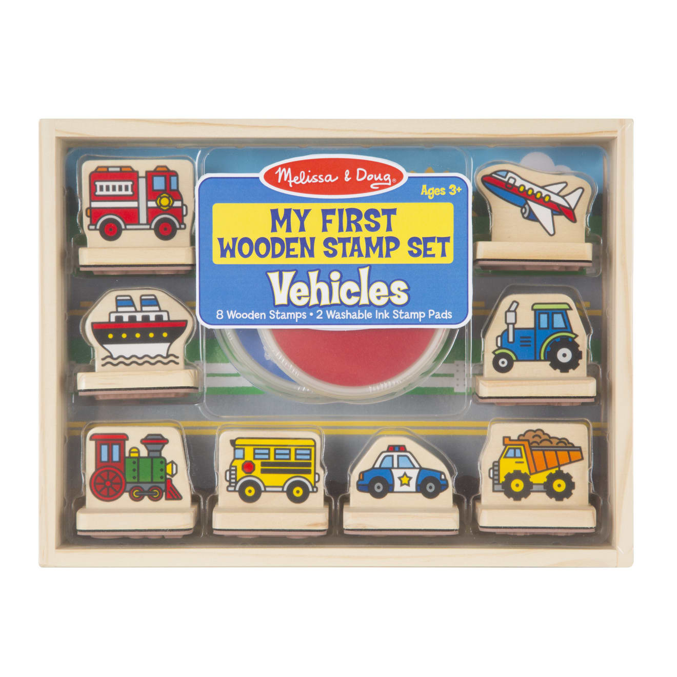 My First Wooden Stamp Set - Vehicles K2