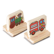 My First Wooden Stamp Set - Vehicles K2