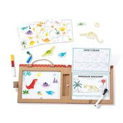 Natural Play: Play, Draw, Create Reusable Drawing & Magnet Kit – Dinosaurs I7