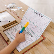 Natural Play: Play, Draw, Create Reusable Drawing & Magnet Kit – Dinosaurs I7